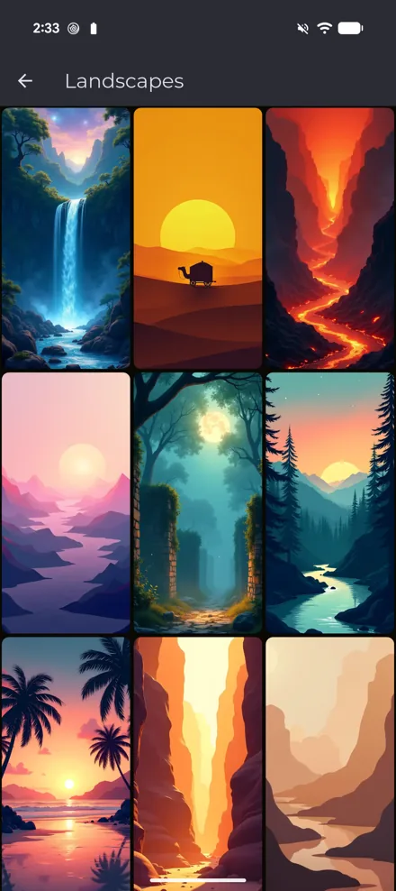 The Landscapes collection in Paxpi